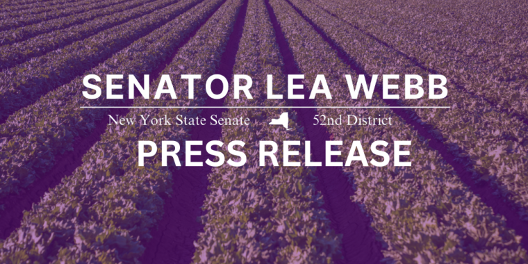   Senator Webb and the Senate Majority Advance Legislation to Support New York’s Farmers