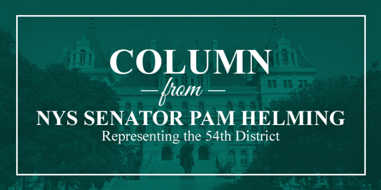 Column from NYS Senator Pam Helming