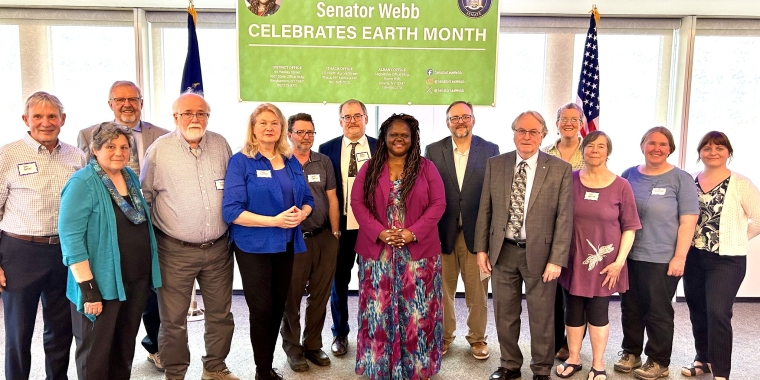 Senator Webb Celebrates Champions of Sustainability at Her 2024 Earth Month Reception