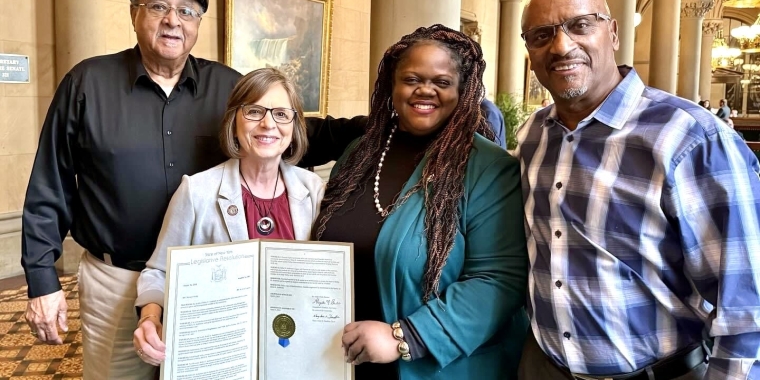 Senator Lea Webb & Assemblywoman Donna Lupardo Pass Resolution Memorializing the Life of Billie D. Anderson