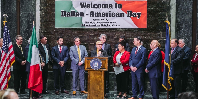 Photo of Italian American Conference Members and Special Guests