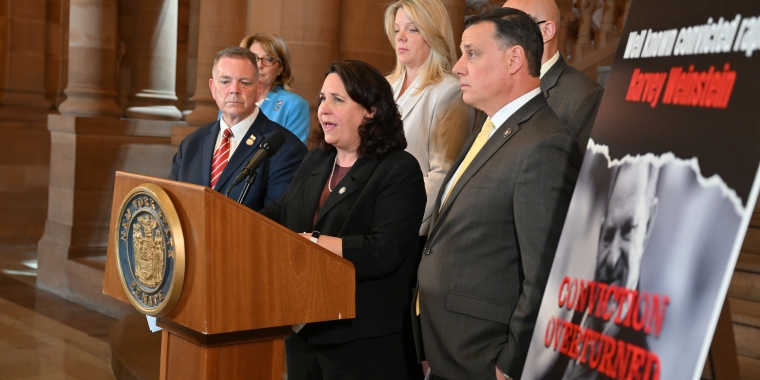 Canzoneri-Fitzpatrick & Colleagues Introduce Bills To Close Loopholes that Allowed Conviction of DangerousSexual Predator HARVEY WEINSTEIN to be Overturned 