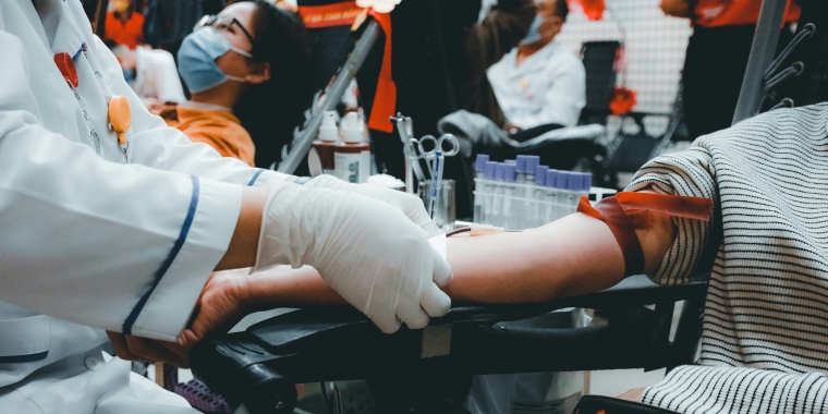 Photo of a Blood Donation Drive