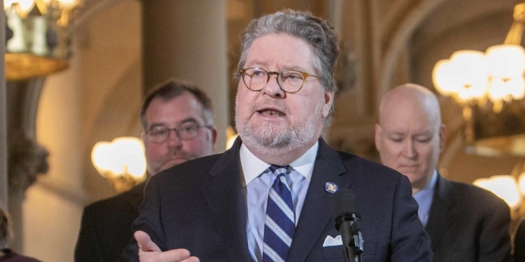 Sen. Harckham in Albany