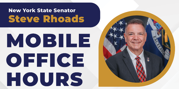 Senator Rhoads Launches 3rd Annual Mobile Office Hour Tour Across the 5th Senate District