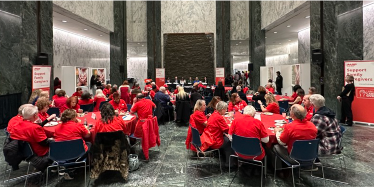 Source: City and State, Ralph R. Ortega Photo of Senate Well AARP Event
