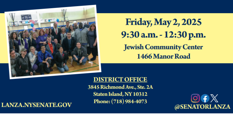 Special Needs Resource Fair - Sponsored by Senator Lanza Footer