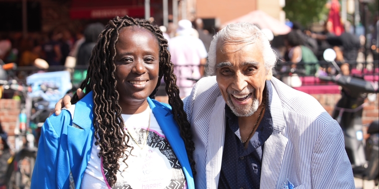 Sen. Cleare with Rep Charlie Rangel Sen. Cleare with Rep. Charlie Rangel