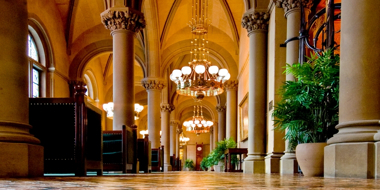 The New York State Senate lobby.