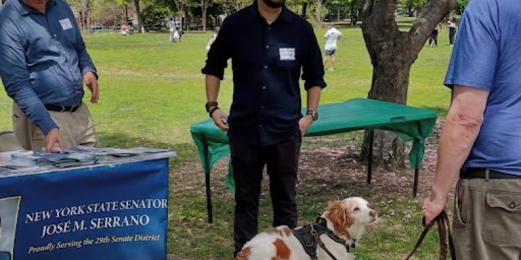 enator Serrano joined Friends of 4 Parks and community members at Joyce Kilmer Park for the 5th Annual Community Social