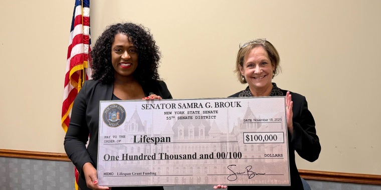 Senator Brouk at Lifespan