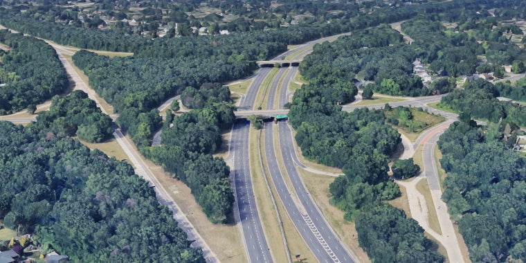 Banner Image of Overhead of the Southern State Parkway and Robert Moses Causeway Interchange
