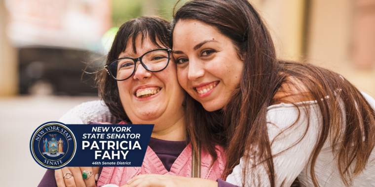 Caregiver and her client