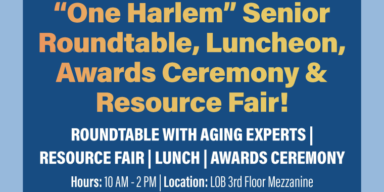 Flyer for Senior Luncheon