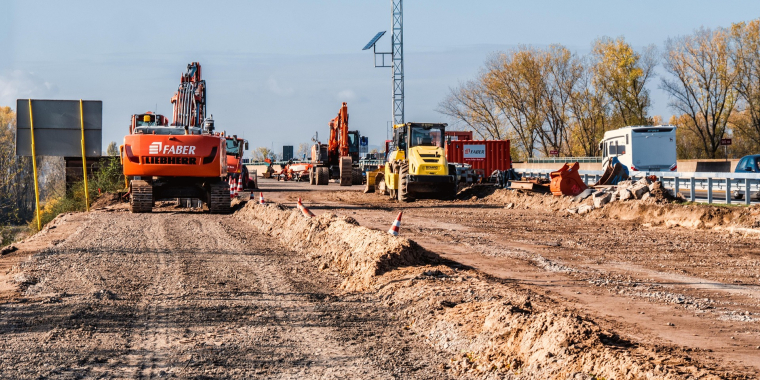 photo of highway construction