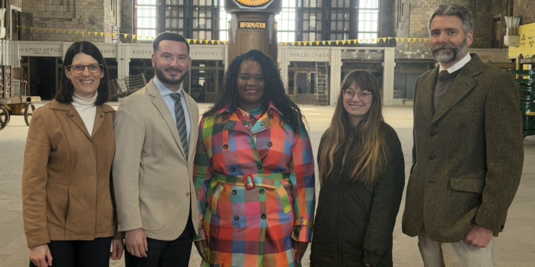 Senator Baskin at Buffalo Central Terminal