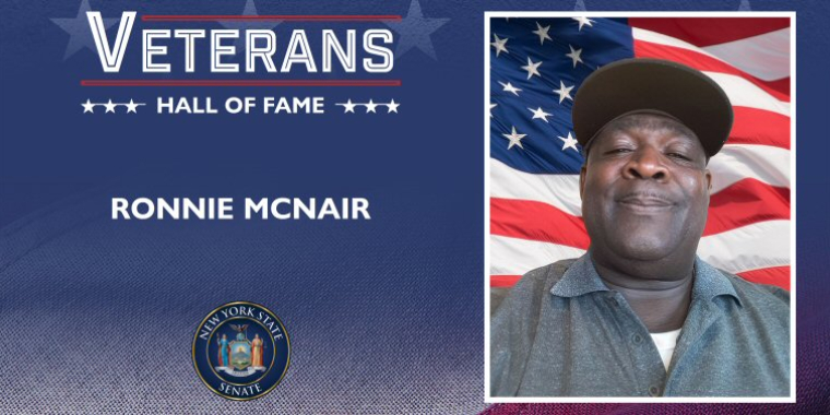 Senator Persaud 26 VHOF Honoree Ronnie McNair