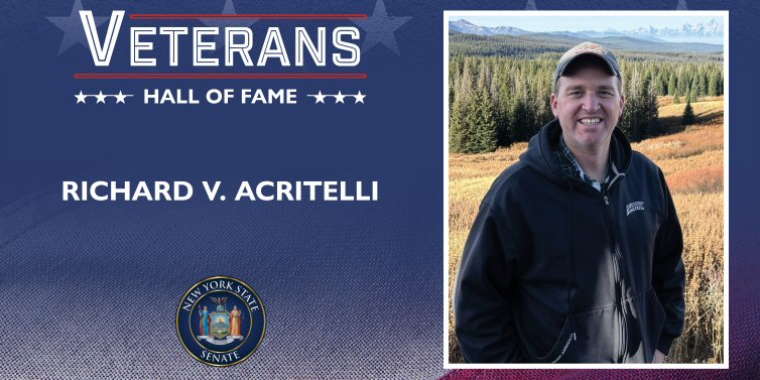 Senator Palumbo 26 VHOF Honoree, Richard V. Acritelli