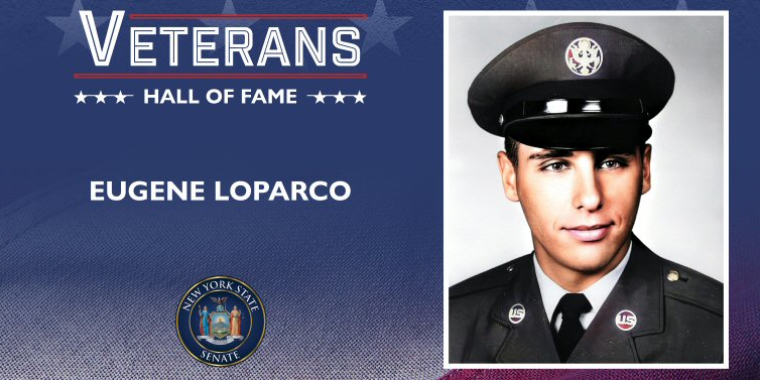 Senator Ashby 26 VHOF Honoree, Eugene Loparco