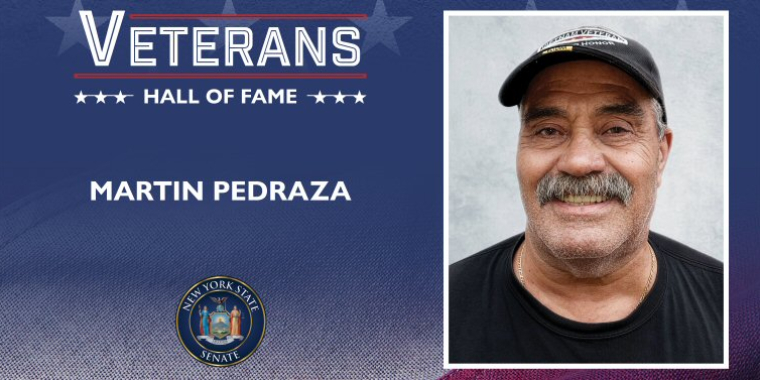 Senator Brouk 26 VHOF Honoree Martin Pedraza