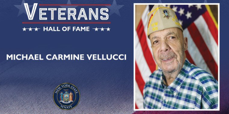 Senator Ramos 26 VHOF Honoree Michael Carmine Vellucci