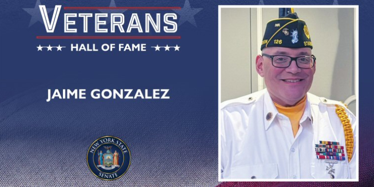 Jaime Gonzalez, Senator Lanza's 26 VHOF Honoree