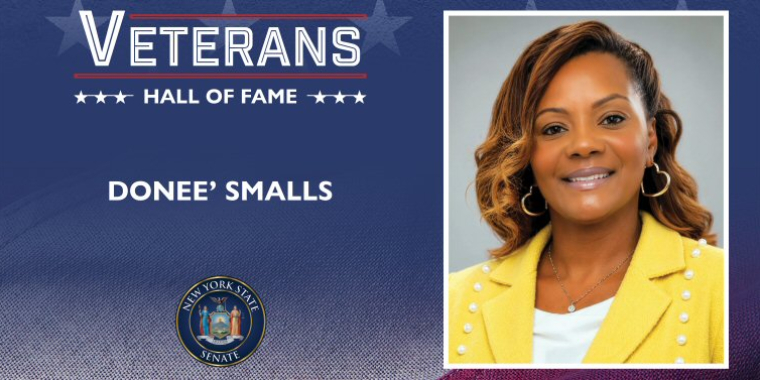 Senator Cleare's 26 VHOF Honoree Donee’ Smalls
