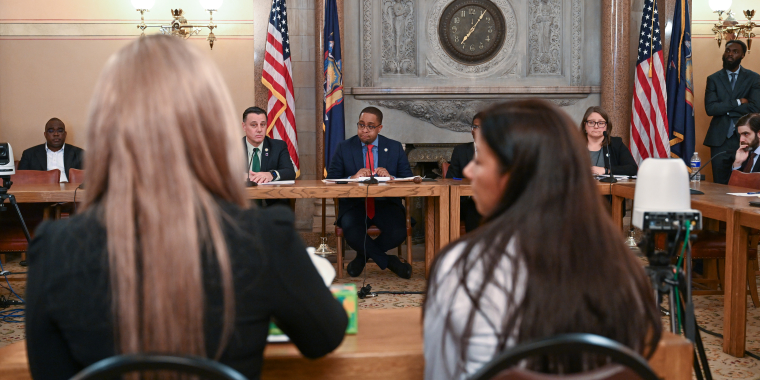 Epstein Survivors at Public Hearing in Albany 2026