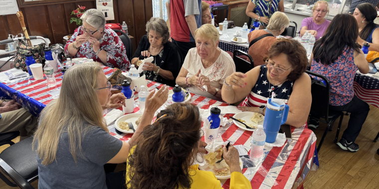 Many people attended the event and enjoyed the festivities.