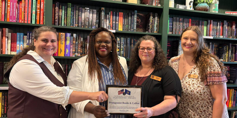 Senator Webb and Protagonist Books