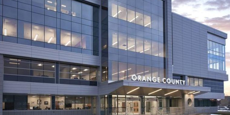 The Orange County Government Center in Goshen.