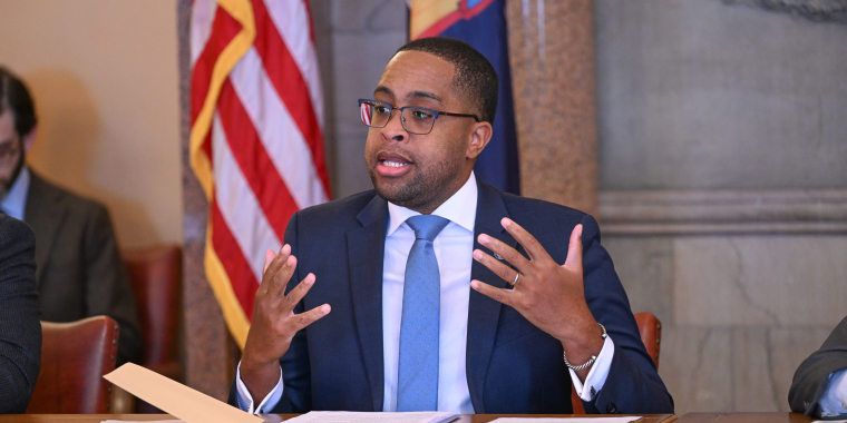 Sen. Myrie Speaking in Chamber Spring 2026