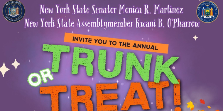 Banner image of top portion of 2026 Trunk or Treat flyer with event sponsor names