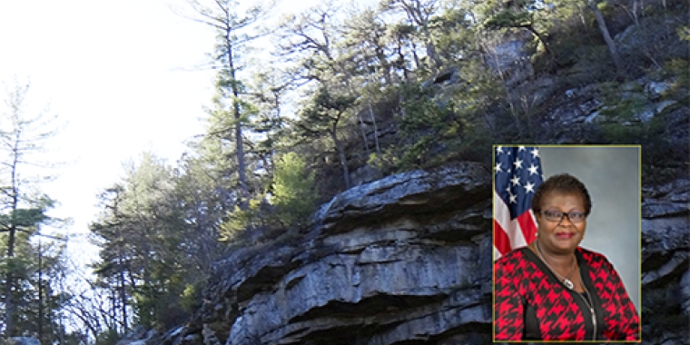 Water Falls at Minnewaska State Park Preserve