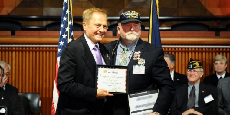 Senator Bonacic is pictured with Thomas Morley, Jr.