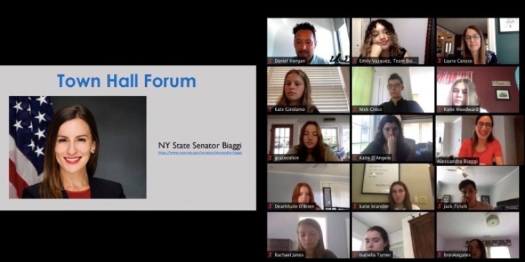 A screenshot of the Zoom meeting