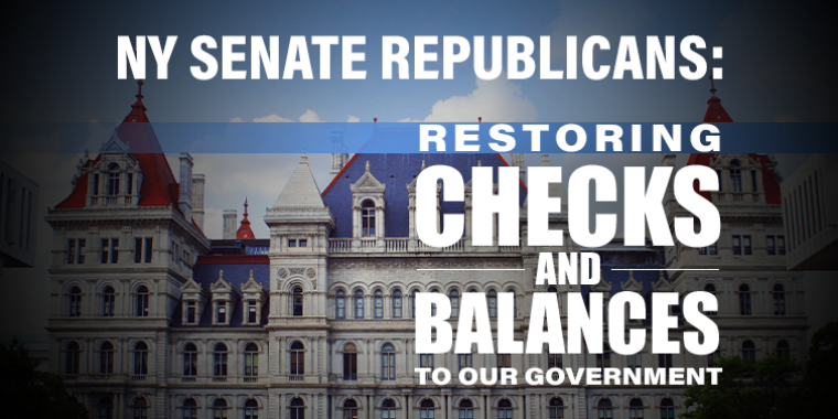 "The dangers and shortcomings of government by executive order have become clear. A legislative process without checks and balances goes too far and fails to be effective," Senator O'Mara said.