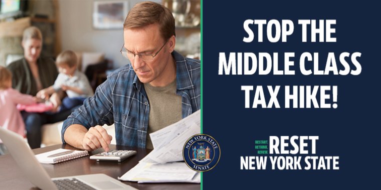 Stop the Middle Class Tax Hike Banner
