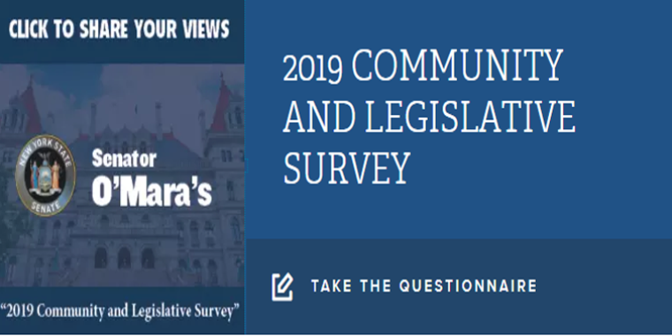 "I’m always grateful for the input,” said Senator O’Mara, whose 58th Senate District includes all of Chemung, Schuyler, Steuben and Yates counties, and part of Tompkins County (the city of Ithaca, and the towns of Enfield, Ithaca, Newfield, and Ulysses). "I’m always grateful for the input,” said Senator O’Mara, whose 58th Senate District includes all of Chemung, Schuyler, Steuben and Yates counties, and part of Tompkins County (the city of Ithaca, and the towns of Enfield, Ithaca, Newfield, and Ulysses).