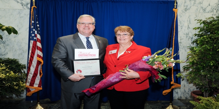 "Carmella Hoffman has certainly earned this recognition," said Senator O'Mara.