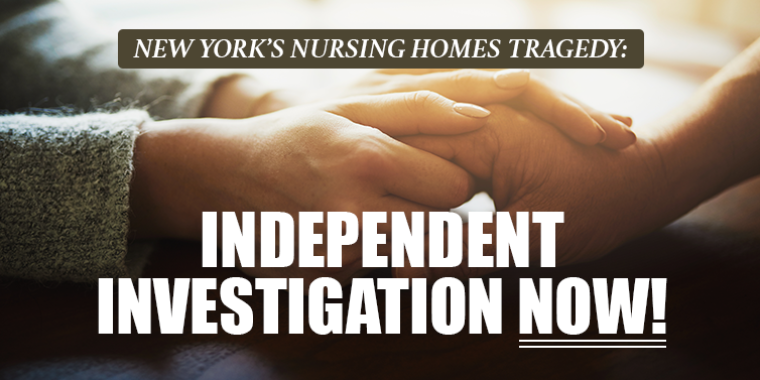 “I and many others have called for an independent investigation into this crisis and tragedy since April," said Senator O'Mara. “I and many others have called for an independent investigation into this crisis and tragedy since April," said Senator O'Mara.