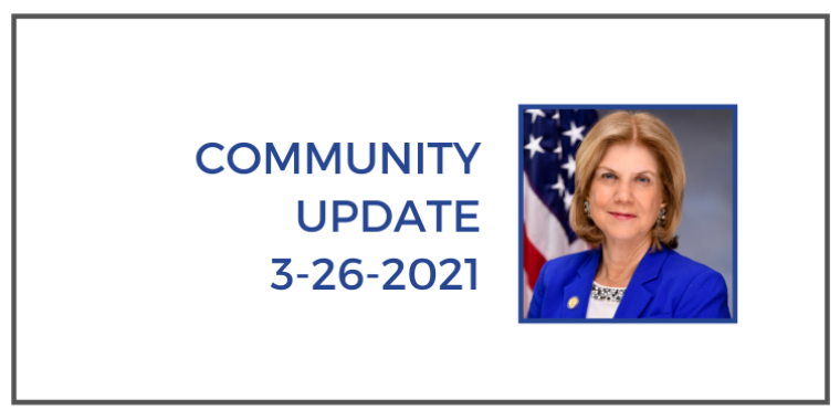 community update 3-26-2021