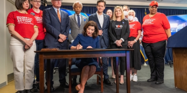 Bill Signing Ceremony Announcing New Gun Violence Prevention Legislation