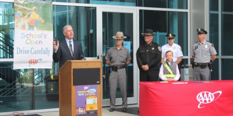 Senator Ranzenhofer, AAA and police agencies encourage drivers to be aware of children on our roads.