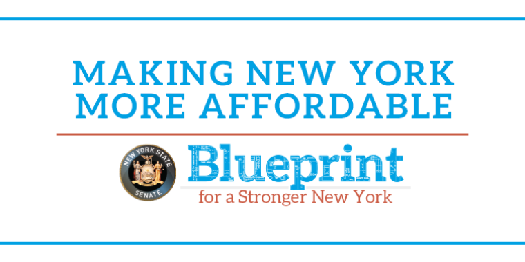 "The Senate’s focus in 2018 has been to make this state more affordable and that begins with lower taxes," said Senator O'Mara.