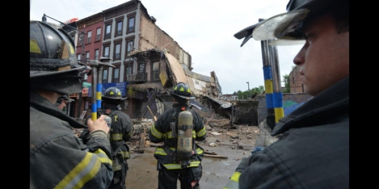 FDNY picture of building collapse at 348 Court St