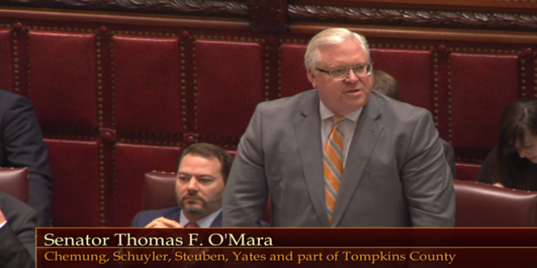  “Welcome to Halloween in New York State government under one-party control.  It’s a nightmare," said Senator O'Mara.  