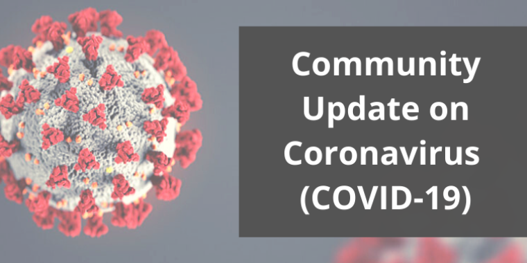 Community Update on Coronavirus