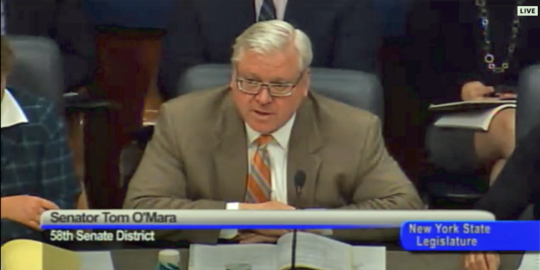 "Mandate relief must happen in order for the tax cap to have any chance to achieve its ultimate goal, which is to ensure a future of property tax cuts, not just a slower rate of property tax growth,” said Senator O'Mara. "Mandate relief must happen in order for the tax cap to have any chance to achieve its ultimate goal, which is to ensure a future of property tax cuts, not just a slower rate of property tax growth,” said Senator O'Mara.