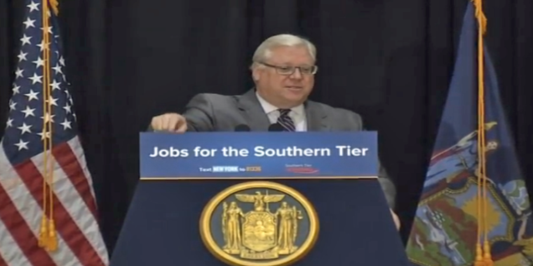 ""With the opening of Corning Incorporated's new Valor Glass line, the Southern Tier is cementing its place as a hub for innovation and advanced manufacturing," said Senator O'Mara.
